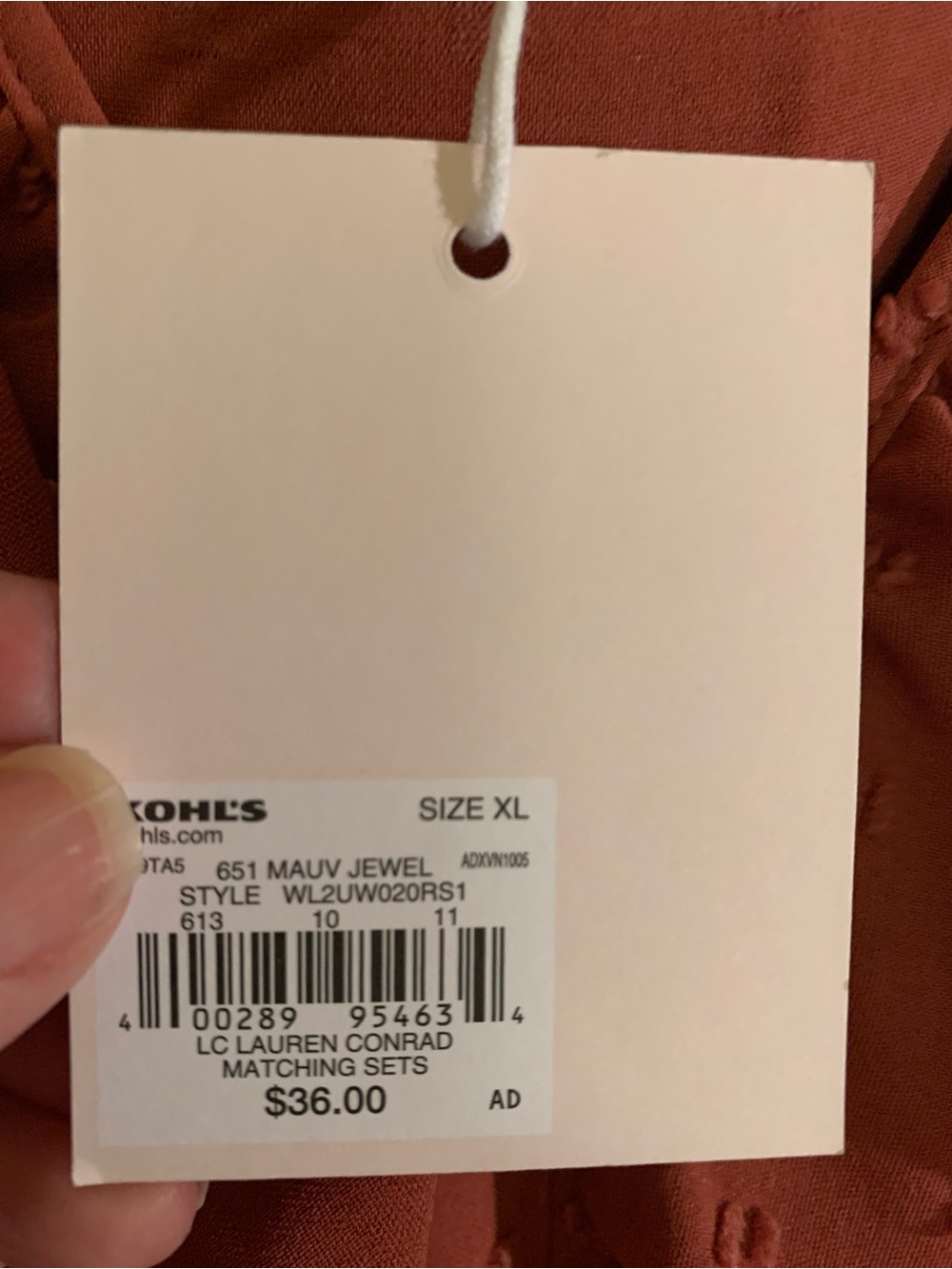 LC Lauren Conrad Ruffle V-Neck Top - Picture 5 of 5